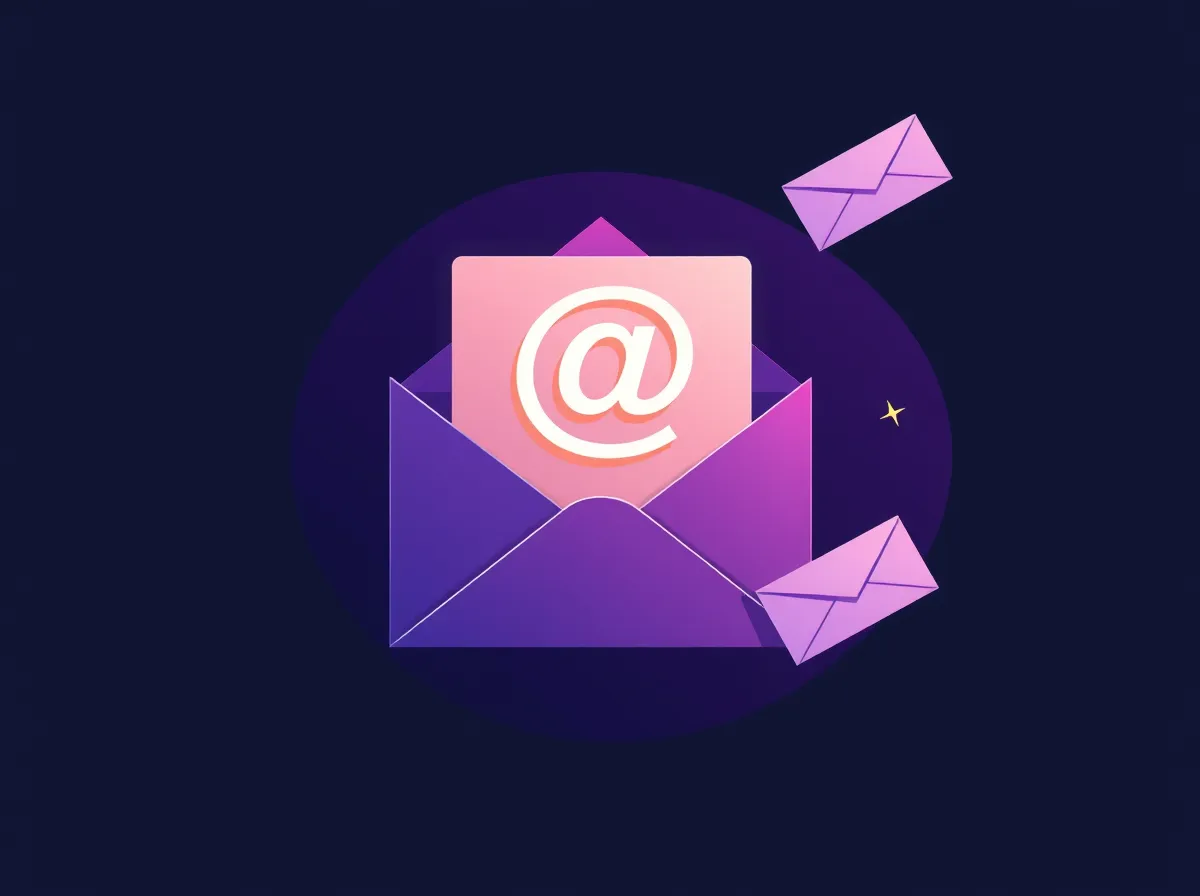 An envelope on your own domain — the business mailbox included with paid OrisunSites plans